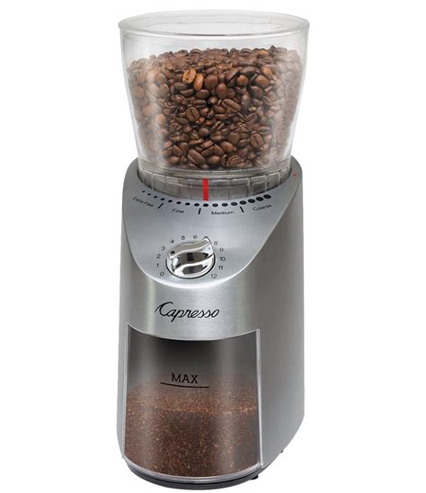 Infinity Plus Conical Burr Grinder, Stainless Steel